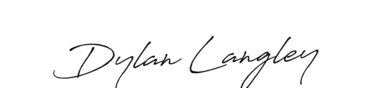 Also You can easily find your signature by using the search form. We will create Dylan Langley name handwritten signature images for you free of cost using Antro_Vectra_Bolder sign style. Dylan Langley signature style 7 images and pictures png