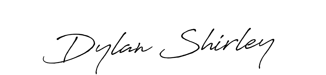 Also You can easily find your signature by using the search form. We will create Dylan Shirley name handwritten signature images for you free of cost using Antro_Vectra_Bolder sign style. Dylan Shirley signature style 7 images and pictures png