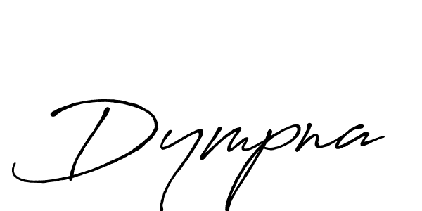 Create a beautiful signature design for name Dympna. With this signature (Antro_Vectra_Bolder) fonts, you can make a handwritten signature for free. Dympna signature style 7 images and pictures png