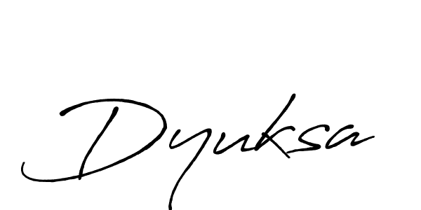 It looks lik you need a new signature style for name Dyuksa. Design unique handwritten (Antro_Vectra_Bolder) signature with our free signature maker in just a few clicks. Dyuksa signature style 7 images and pictures png