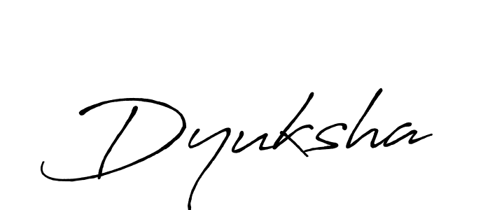 if you are searching for the best signature style for your name Dyuksha. so please give up your signature search. here we have designed multiple signature styles  using Antro_Vectra_Bolder. Dyuksha signature style 7 images and pictures png