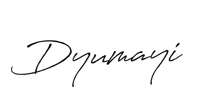 Design your own signature with our free online signature maker. With this signature software, you can create a handwritten (Antro_Vectra_Bolder) signature for name Dyumayi. Dyumayi signature style 7 images and pictures png