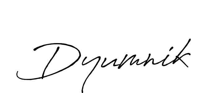 Antro_Vectra_Bolder is a professional signature style that is perfect for those who want to add a touch of class to their signature. It is also a great choice for those who want to make their signature more unique. Get Dyumnik name to fancy signature for free. Dyumnik signature style 7 images and pictures png