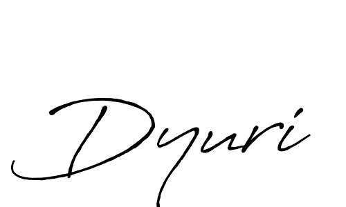 Also You can easily find your signature by using the search form. We will create Dyuri name handwritten signature images for you free of cost using Antro_Vectra_Bolder sign style. Dyuri signature style 7 images and pictures png