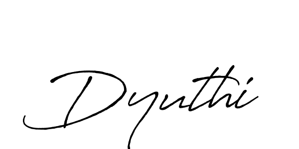 It looks lik you need a new signature style for name Dyuthi. Design unique handwritten (Antro_Vectra_Bolder) signature with our free signature maker in just a few clicks. Dyuthi signature style 7 images and pictures png