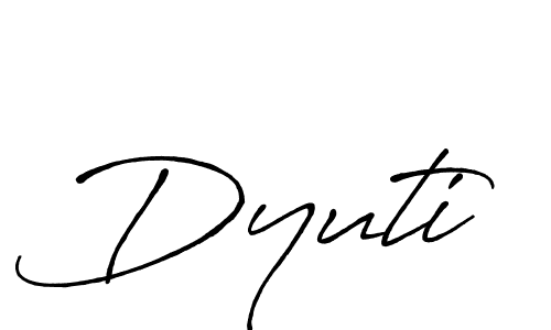 You should practise on your own different ways (Antro_Vectra_Bolder) to write your name (Dyuti) in signature. don't let someone else do it for you. Dyuti signature style 7 images and pictures png