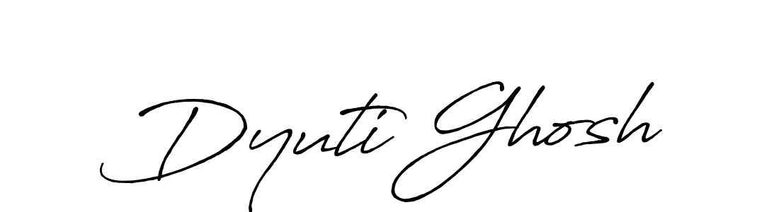Antro_Vectra_Bolder is a professional signature style that is perfect for those who want to add a touch of class to their signature. It is also a great choice for those who want to make their signature more unique. Get Dyuti Ghosh name to fancy signature for free. Dyuti Ghosh signature style 7 images and pictures png