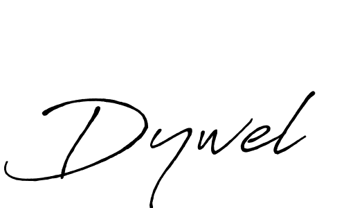 How to make Dywel name signature. Use Antro_Vectra_Bolder style for creating short signs online. This is the latest handwritten sign. Dywel signature style 7 images and pictures png