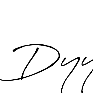 Make a beautiful signature design for name Dyy. With this signature (Antro_Vectra_Bolder) style, you can create a handwritten signature for free. Dyy signature style 7 images and pictures png
