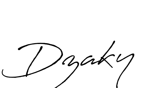 How to make Dzaky name signature. Use Antro_Vectra_Bolder style for creating short signs online. This is the latest handwritten sign. Dzaky signature style 7 images and pictures png