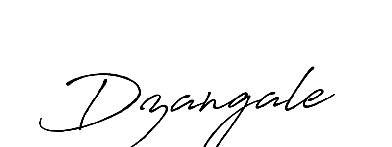 Use a signature maker to create a handwritten signature online. With this signature software, you can design (Antro_Vectra_Bolder) your own signature for name Dzangale. Dzangale signature style 7 images and pictures png