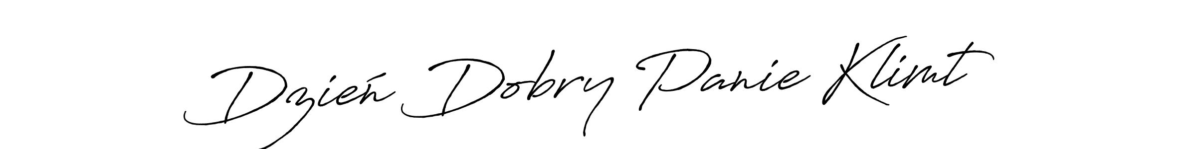 The best way (Antro_Vectra_Bolder) to make a short signature is to pick only two or three words in your name. The name Dzień Dobry Panie Klimt include a total of six letters. For converting this name. Dzień Dobry Panie Klimt signature style 7 images and pictures png