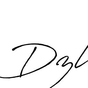 Use a signature maker to create a handwritten signature online. With this signature software, you can design (Antro_Vectra_Bolder) your own signature for name Dzl. Dzl signature style 7 images and pictures png