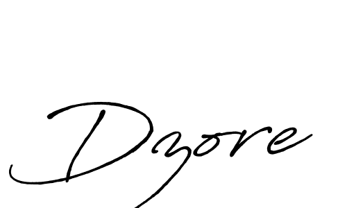 Make a beautiful signature design for name Dzore. With this signature (Antro_Vectra_Bolder) style, you can create a handwritten signature for free. Dzore signature style 7 images and pictures png