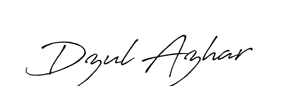 Make a beautiful signature design for name Dzul Azhar. Use this online signature maker to create a handwritten signature for free. Dzul Azhar signature style 7 images and pictures png