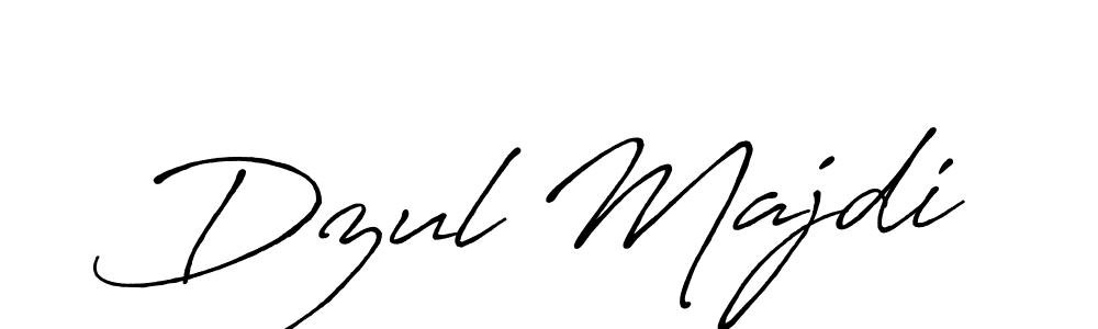 Also we have Dzul Majdi name is the best signature style. Create professional handwritten signature collection using Antro_Vectra_Bolder autograph style. Dzul Majdi signature style 7 images and pictures png