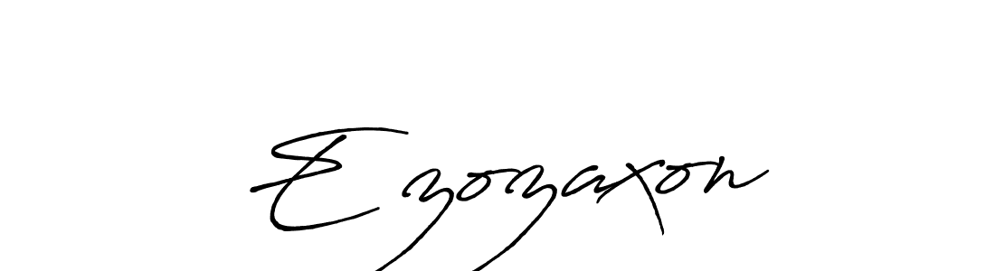 E’zozaxon stylish signature style. Best Handwritten Sign (Antro_Vectra_Bolder) for my name. Handwritten Signature Collection Ideas for my name E’zozaxon. E’zozaxon signature style 7 images and pictures png