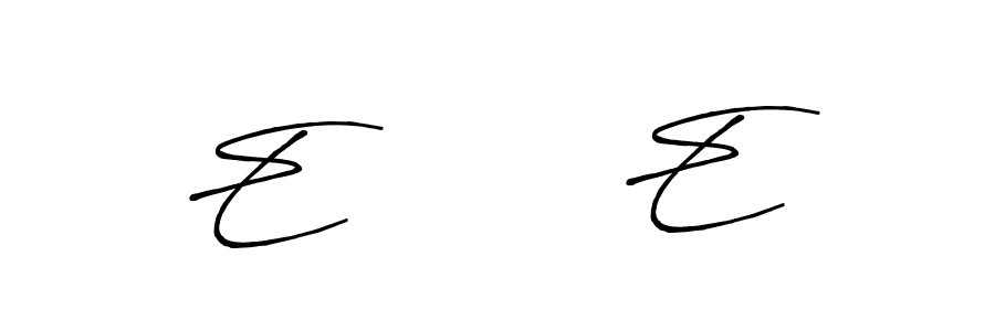 Also we have E       E name is the best signature style. Create professional handwritten signature collection using Antro_Vectra_Bolder autograph style. E       E signature style 7 images and pictures png