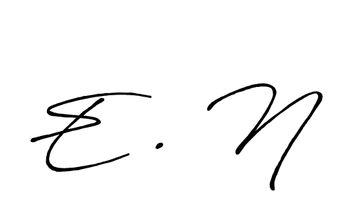 Antro_Vectra_Bolder is a professional signature style that is perfect for those who want to add a touch of class to their signature. It is also a great choice for those who want to make their signature more unique. Get E . N name to fancy signature for free. E . N signature style 7 images and pictures png