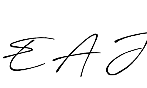 Antro_Vectra_Bolder is a professional signature style that is perfect for those who want to add a touch of class to their signature. It is also a great choice for those who want to make their signature more unique. Get E A J name to fancy signature for free. E A J signature style 7 images and pictures png