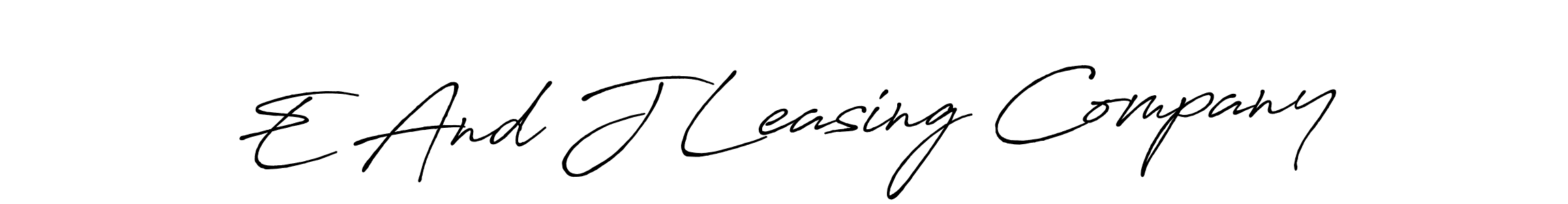 Check out images of Autograph of E And J Leasing Company name. Actor E And J Leasing Company Signature Style. Antro_Vectra_Bolder is a professional sign style online. E And J Leasing Company signature style 7 images and pictures png