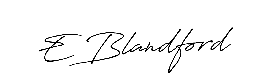 Antro_Vectra_Bolder is a professional signature style that is perfect for those who want to add a touch of class to their signature. It is also a great choice for those who want to make their signature more unique. Get E Blandford name to fancy signature for free. E Blandford signature style 7 images and pictures png