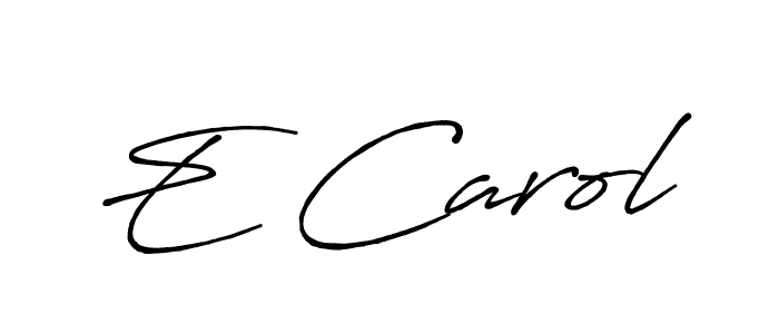 Once you've used our free online signature maker to create your best signature Antro_Vectra_Bolder style, it's time to enjoy all of the benefits that E Carol name signing documents. E Carol signature style 7 images and pictures png