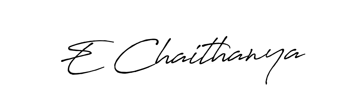 How to Draw E Chaithanya signature style? Antro_Vectra_Bolder is a latest design signature styles for name E Chaithanya. E Chaithanya signature style 7 images and pictures png