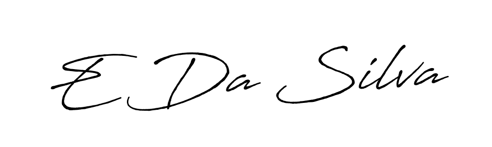 Check out images of Autograph of E Da Silva name. Actor E Da Silva Signature Style. Antro_Vectra_Bolder is a professional sign style online. E Da Silva signature style 7 images and pictures png