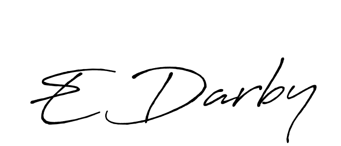 It looks lik you need a new signature style for name E Darby. Design unique handwritten (Antro_Vectra_Bolder) signature with our free signature maker in just a few clicks. E Darby signature style 7 images and pictures png