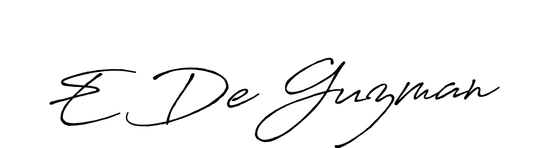 Similarly Antro_Vectra_Bolder is the best handwritten signature design. Signature creator online .You can use it as an online autograph creator for name E De Guzman. E De Guzman signature style 7 images and pictures png
