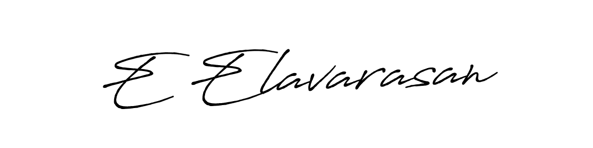 How to Draw E Elavarasan signature style? Antro_Vectra_Bolder is a latest design signature styles for name E Elavarasan. E Elavarasan signature style 7 images and pictures png