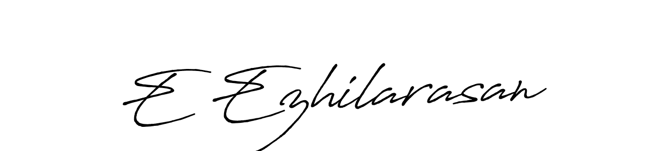 How to make E Ezhilarasan signature? Antro_Vectra_Bolder is a professional autograph style. Create handwritten signature for E Ezhilarasan name. E Ezhilarasan signature style 7 images and pictures png