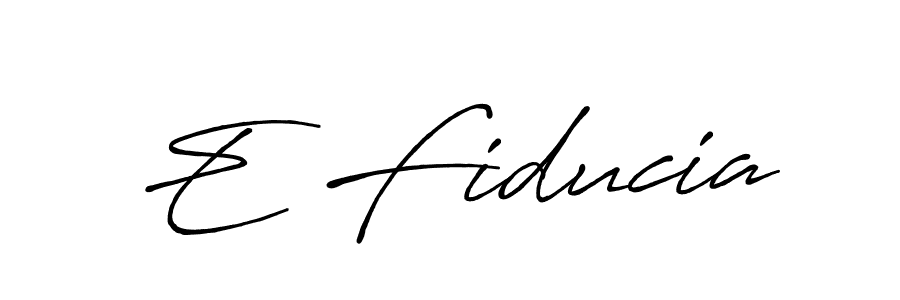 Best and Professional Signature Style for E Fiducia. Antro_Vectra_Bolder Best Signature Style Collection. E Fiducia signature style 7 images and pictures png