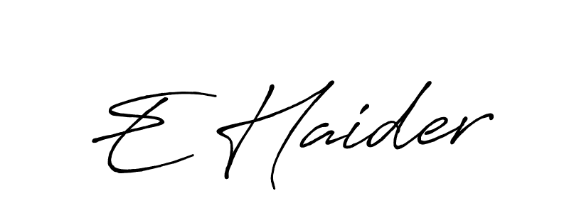 You can use this online signature creator to create a handwritten signature for the name E Haider. This is the best online autograph maker. E Haider signature style 7 images and pictures png