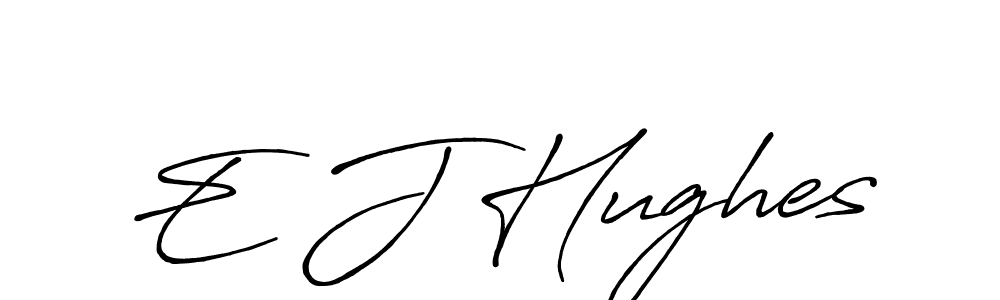 E J Hughes stylish signature style. Best Handwritten Sign (Antro_Vectra_Bolder) for my name. Handwritten Signature Collection Ideas for my name E J Hughes. E J Hughes signature style 7 images and pictures png