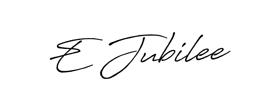 Similarly Antro_Vectra_Bolder is the best handwritten signature design. Signature creator online .You can use it as an online autograph creator for name E Jubilee. E Jubilee signature style 7 images and pictures png