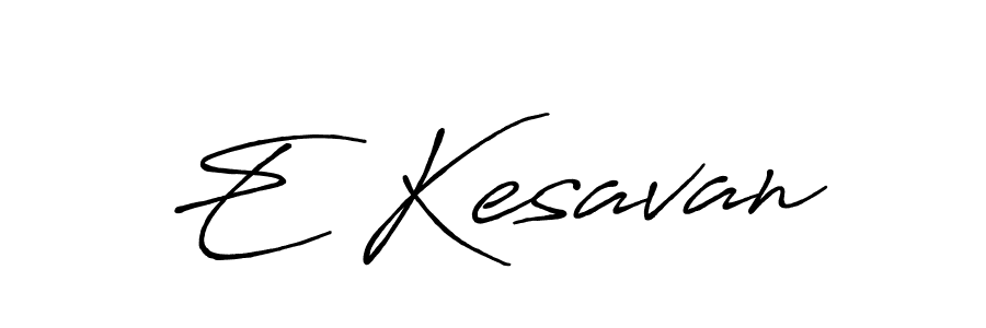 Once you've used our free online signature maker to create your best signature Antro_Vectra_Bolder style, it's time to enjoy all of the benefits that E Kesavan name signing documents. E Kesavan signature style 7 images and pictures png