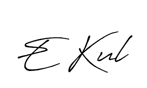 How to Draw E Kul signature style? Antro_Vectra_Bolder is a latest design signature styles for name E Kul. E Kul signature style 7 images and pictures png