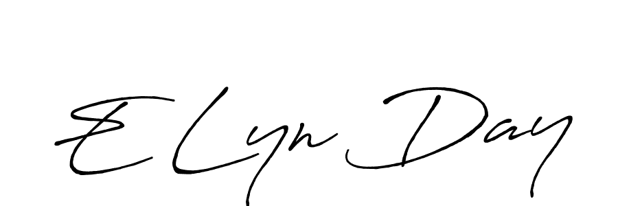 if you are searching for the best signature style for your name E Lyn Day. so please give up your signature search. here we have designed multiple signature styles  using Antro_Vectra_Bolder. E Lyn Day signature style 7 images and pictures png