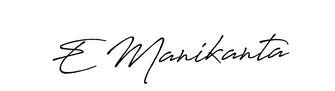 How to Draw E Manikanta signature style? Antro_Vectra_Bolder is a latest design signature styles for name E Manikanta. E Manikanta signature style 7 images and pictures png