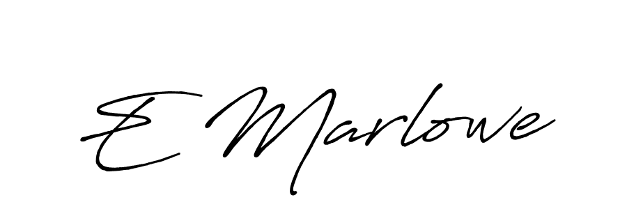 How to Draw E Marlowe signature style? Antro_Vectra_Bolder is a latest design signature styles for name E Marlowe. E Marlowe signature style 7 images and pictures png