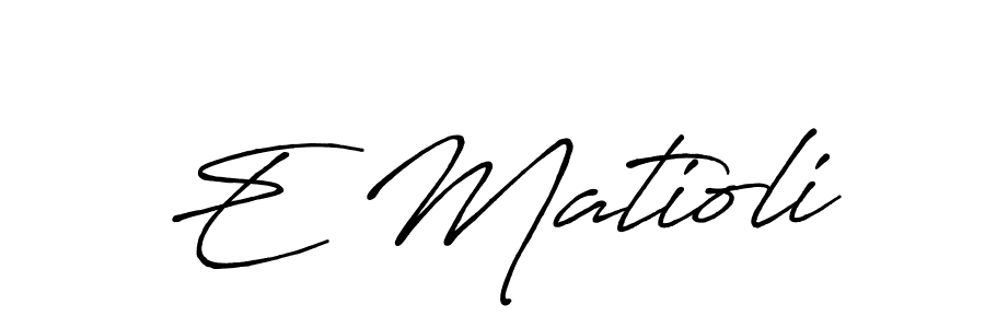 How to Draw E Matioli signature style? Antro_Vectra_Bolder is a latest design signature styles for name E Matioli. E Matioli signature style 7 images and pictures png