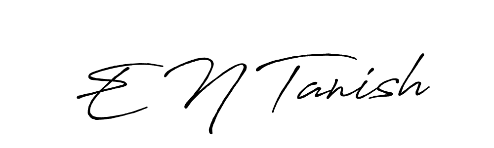 How to Draw E N Tanish signature style? Antro_Vectra_Bolder is a latest design signature styles for name E N Tanish. E N Tanish signature style 7 images and pictures png