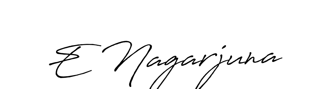 It looks lik you need a new signature style for name E Nagarjuna. Design unique handwritten (Antro_Vectra_Bolder) signature with our free signature maker in just a few clicks. E Nagarjuna signature style 7 images and pictures png