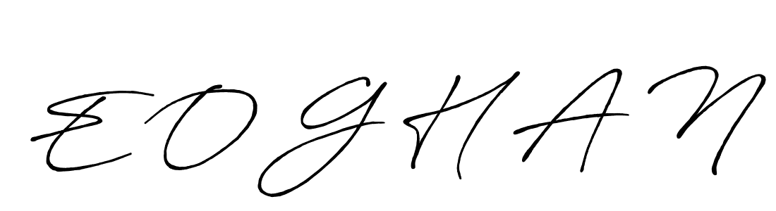 It looks lik you need a new signature style for name E O G H A N. Design unique handwritten (Antro_Vectra_Bolder) signature with our free signature maker in just a few clicks. E O G H A N signature style 7 images and pictures png