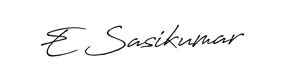 Make a beautiful signature design for name E Sasikumar. Use this online signature maker to create a handwritten signature for free. E Sasikumar signature style 7 images and pictures png