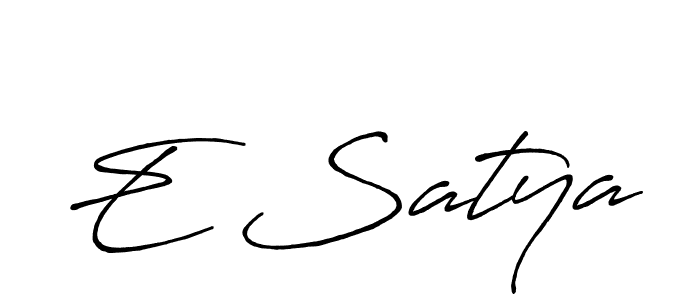 Antro_Vectra_Bolder is a professional signature style that is perfect for those who want to add a touch of class to their signature. It is also a great choice for those who want to make their signature more unique. Get E Satya name to fancy signature for free. E Satya signature style 7 images and pictures png