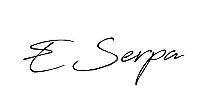 Here are the top 10 professional signature styles for the name E Serpa. These are the best autograph styles you can use for your name. E Serpa signature style 7 images and pictures png