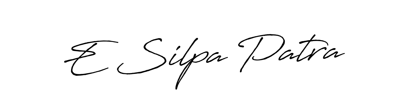 Check out images of Autograph of E Silpa Patra name. Actor E Silpa Patra Signature Style. Antro_Vectra_Bolder is a professional sign style online. E Silpa Patra signature style 7 images and pictures png